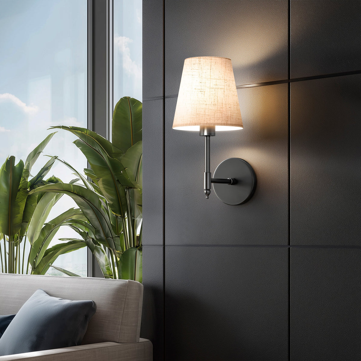 MODERN WIRELESS WALL SCONCE