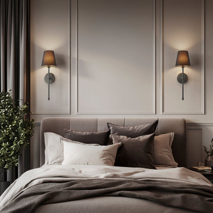 WIRELESS DARK WALL SCONCES (SET OF 2)