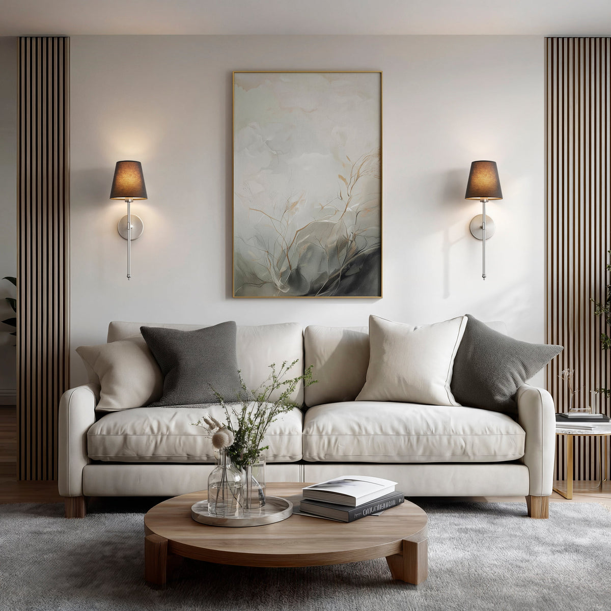 WIRELESS DARK WALL SCONCES (SET OF 2)