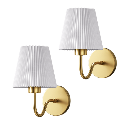 CURVED WIRELESS WALL SCONCE