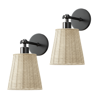 NATURAL WIRELESS WALL SCONCE