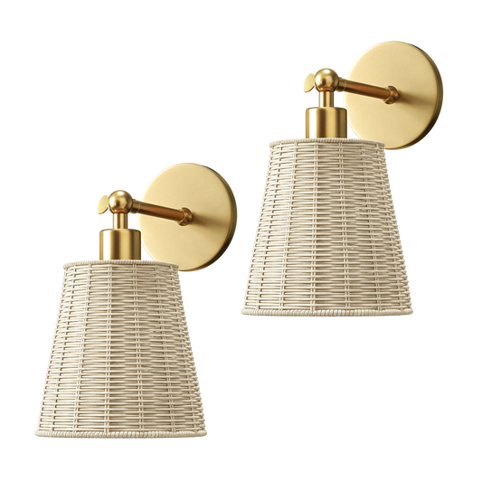 NATURAL WIRELESS WALL SCONCE