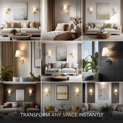 MODERN WIRELESS WALL SCONCE