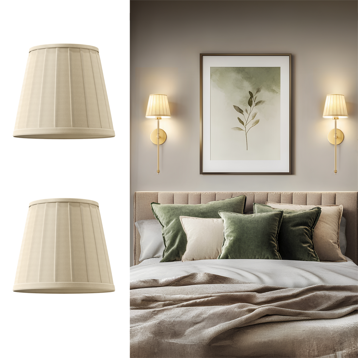 Pleated Shades (Set of 2)